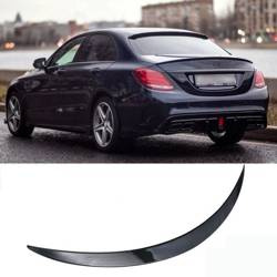 SPOILER MERCEDES W205 4D 15-18 ABS GLOSSY BLACK