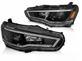 LED-LAMPA SVART för MITSUBISHI LANCER 8 VIII 08-16