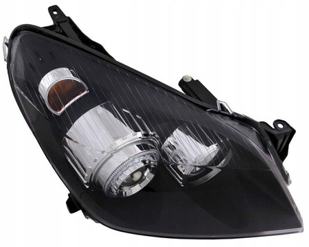 Strålkastare Opel Astra III H BLACK RINGI