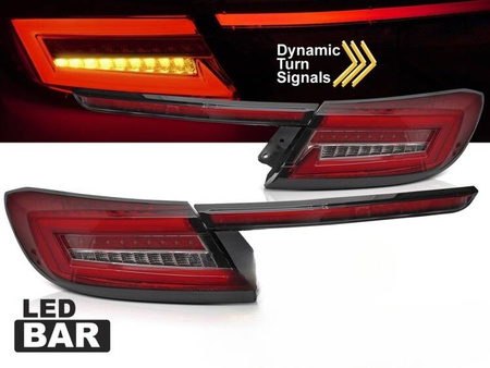 Toyota GR86 21- RÖD VIT LED BAR LED-lampor