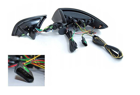 Led dynamiska lampor för Audi A3 8p 03-08