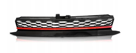 Frontgrill Vw Golf 7 VII 17- GTI Style Red Lift