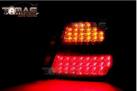 BMW E90 05-08 röd rök LED-lampor DEPO