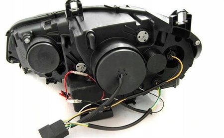 Lampor Bmw X5 E70 07-10 ringar 3d drl krom xenon