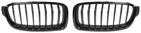 FRONTGRILL BMW F30 11-18 BLANK SVART