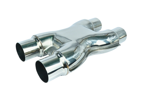 X-pipe för 2,5" 63 mm avgassystem RBS Technology 304SS