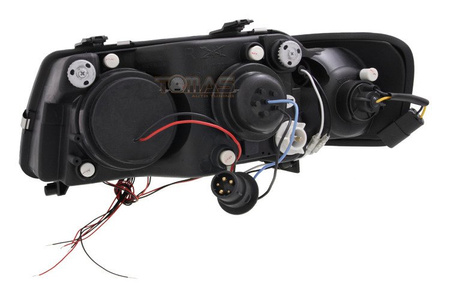 Strålkastare Audi A3 8L kromringar