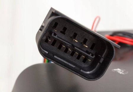 Strålkastare BMW E87 E81 Ringi Svart