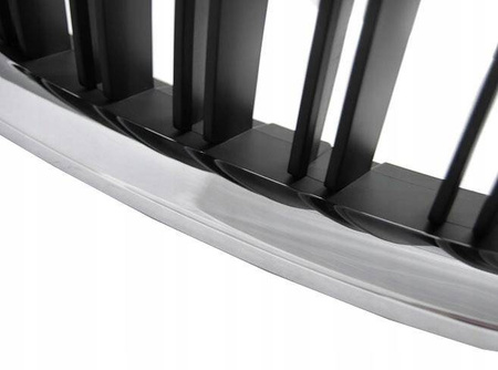 Njurgrill BMW F10 F11 M5 Look Chrome svart