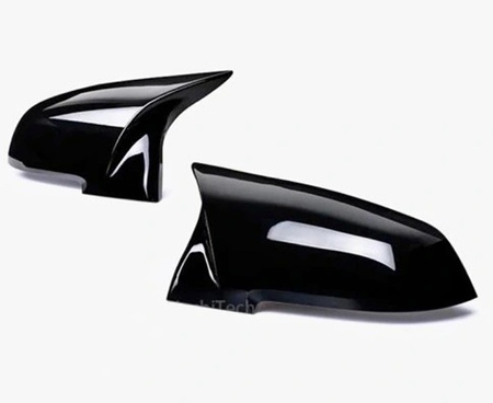 Sidospegelhus för Skoda Octavia Mk3 VW T-ROC glänsande svart