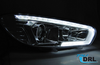 Xenon D1S Ledlampor i krom för Vw Scirocco 08-14