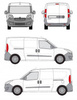 Takplattform Fiat Doblo Maxi III Opel Combo D