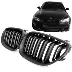 GRILL (NJURAR) BMW E60 E61 03-10 LOOK M5 SVART MATT