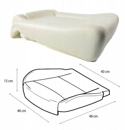 Sittdyna i skum till Renault Master 1998-2010