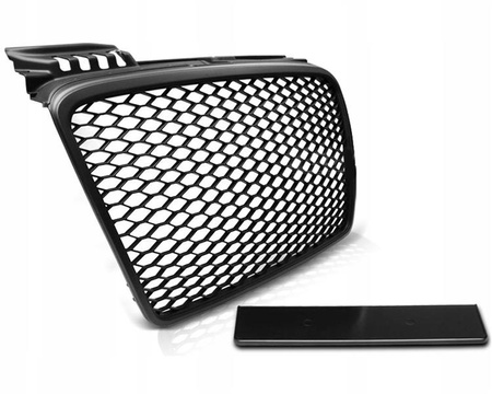 Frontgrill utan RS Style-märke Audi A4 B7 BLACK