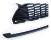 Svart grill Mini Cooper 10-14 r56 r57 r55 jcw stil matt svart