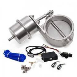 Avgasspjäll inställt vacum 2,5"