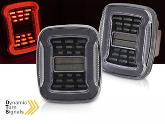 LED-baklyktor Jeep Wrangler YJ/TJ (1991-2006) svart