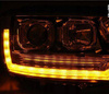 Lampor Vw T5 10-15 led rör krom T6 look drl lyft