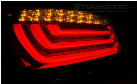 LED-lampor Bmw E60 LCI 07-10 röd vit led bar