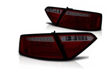 Nya AUDI A5 07-11 COUPE RED SMOKE LED-lampor