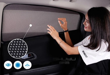 Skoda FABIA 3 III fönsterskydd gardiner 2014-2021