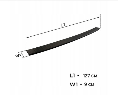 Bakre stötfångarskyddslist för VW MULTIVAN VII T7 2021-