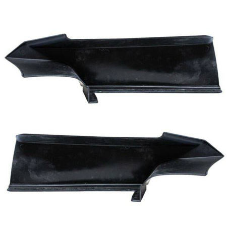 FRONTPANEL BMW F30 F31 11- BLANK SVART SPLITTER