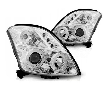 Suzuki Swift 05-10 ringi krom strålkastare