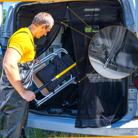 Volkswagen Caddy IV SA | DU 2015-2020 baklucka myggnät