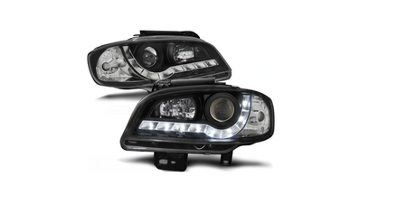 Seat Ibiza Cordoba 99-02 Dagsljus Svart Led lampor