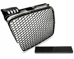 Frontgrill utan RS Style-märke Audi A4 B7 Chrome