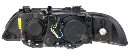 Strålkastare bmw e39 ringi svart