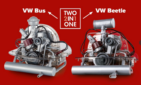 WV GARBUS hopfällbar motor modell