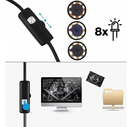 Endoskop inspektionskamera Fhd 1080 Android Usb-c