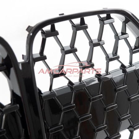 GRILL BMW G22 G23 2020- DIAMANTGLANS SVART