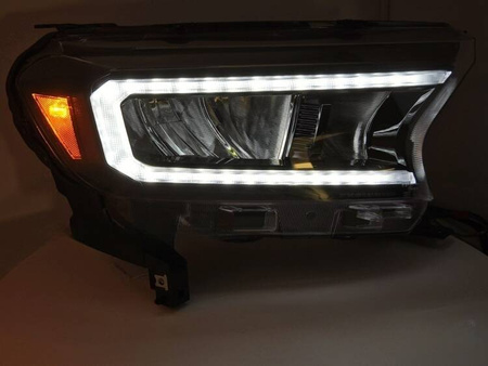 Full LED svarta framlyktor för Ford Ranger V