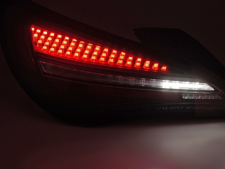 LED-baklyktor för Mercedes CLA C117 13-16 svart rök