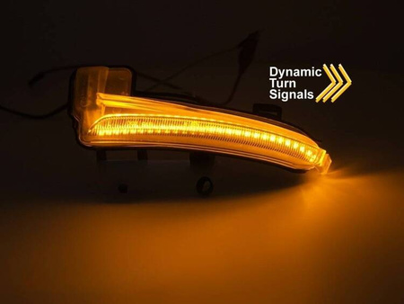 Blinkers till SKODA SUPERB III 15-18 VIT LED