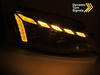 VW Golf 7 strålkastare 17-19 LED drl seq svart