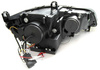 Strålkastare nya BMW X5 E70 07-10 RINGS 3D DRL CHR XENON AFS