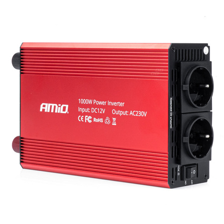 Przetwornica samochodová prądu 12V 230V 1000W