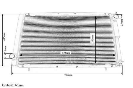 Sportvattenkylare Subaru Impreza GT WRX STI 93-00 TurboWorks