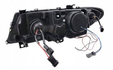 Strålkastare BMW E46 RINGI BLACK Seda strålkastare