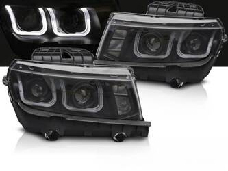 Strålkastare till Chevrolet Camaro 13-15 svart LED