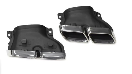 Avgasljuddämpare Mercedes W213, GLC X253 krom