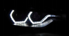 Lampor Bmw F30 F31 11-15 Led Svart Drl Xenon D1s