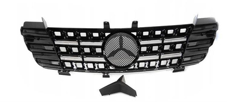 Grillgaller Mercedes W164 05-08 svart krom