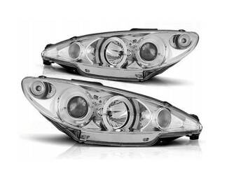 Peugeot 206 CHROM RINGI strålkastare