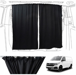 Mörkläggningsgardiner fram för VW TRANSPORTER VI T6.1 2019-2023